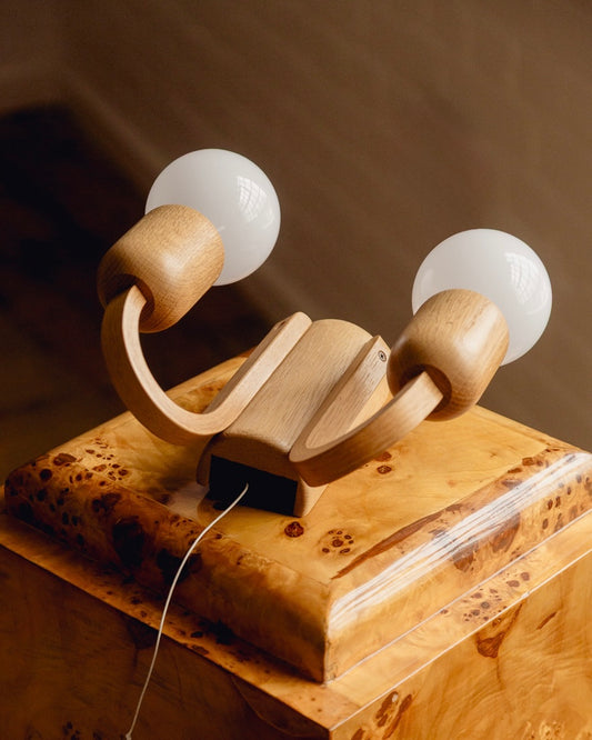 Domus Wall Light - Light Oak