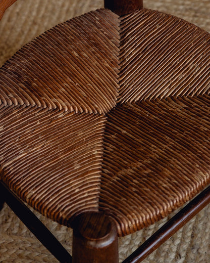 Small Oak Chair Attributed to Charles Dudouyt