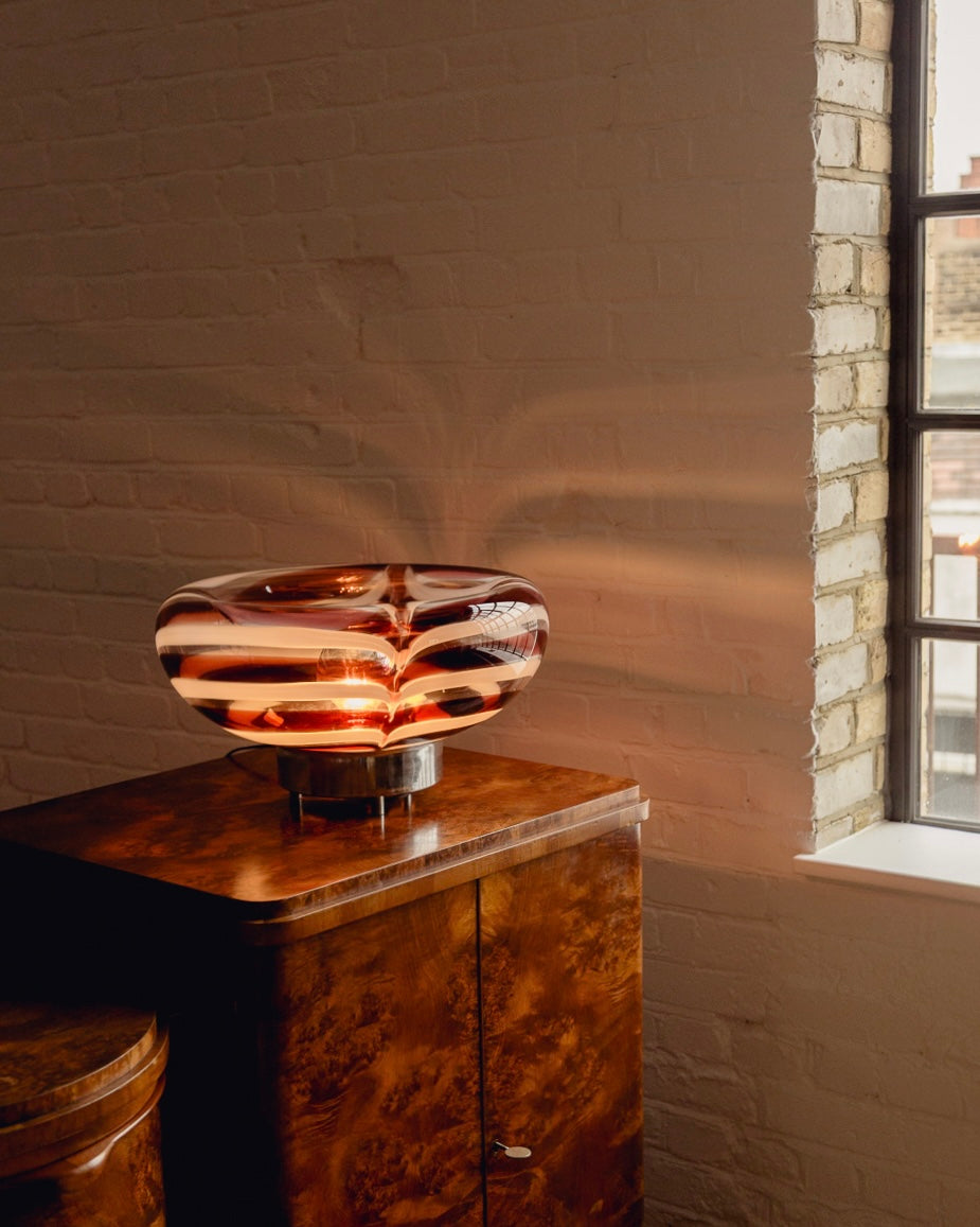 Large Murano Mazzega Lamp