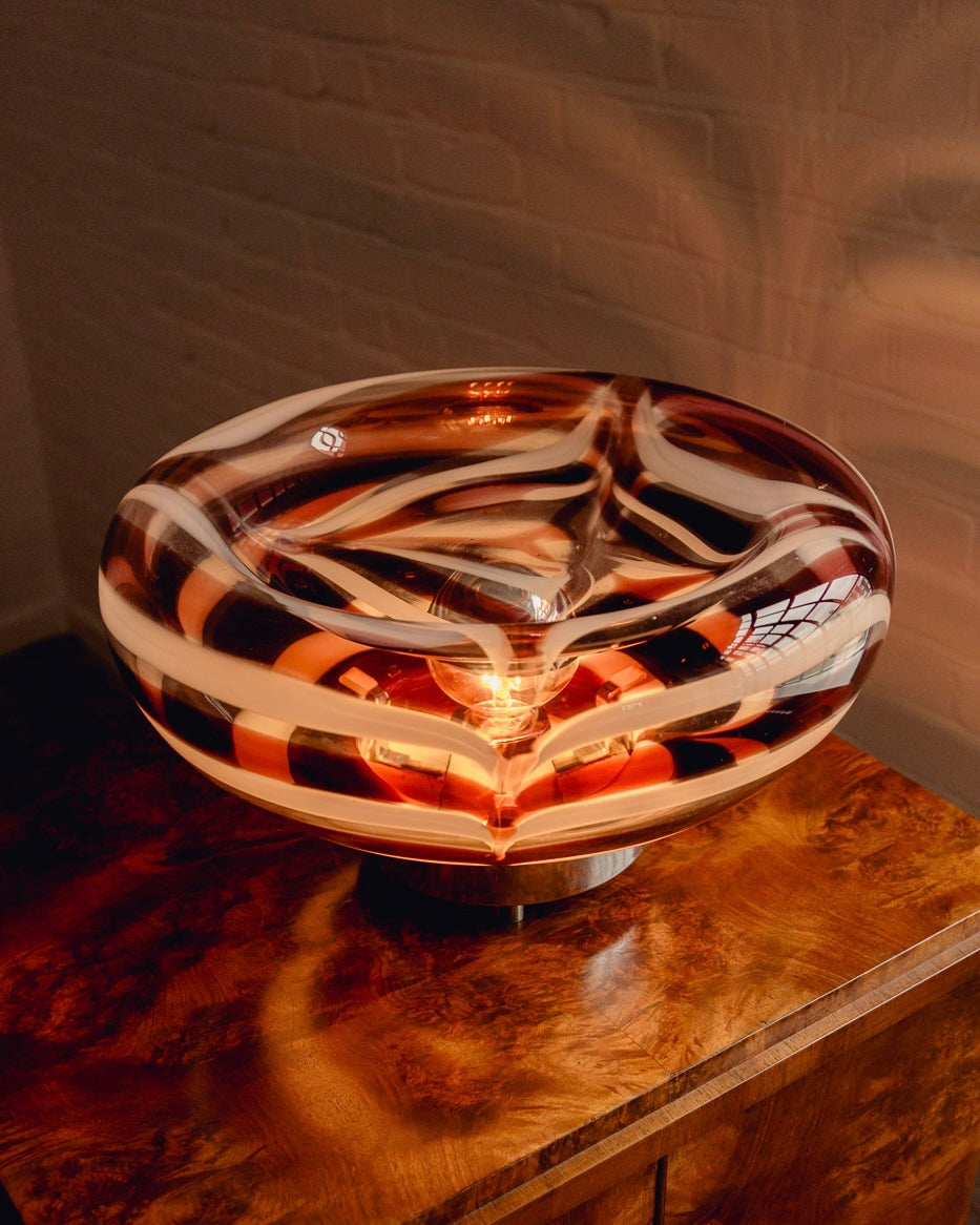 Large Murano Mazzega Lamp