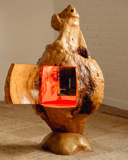 Burl Cocktail Cabinet