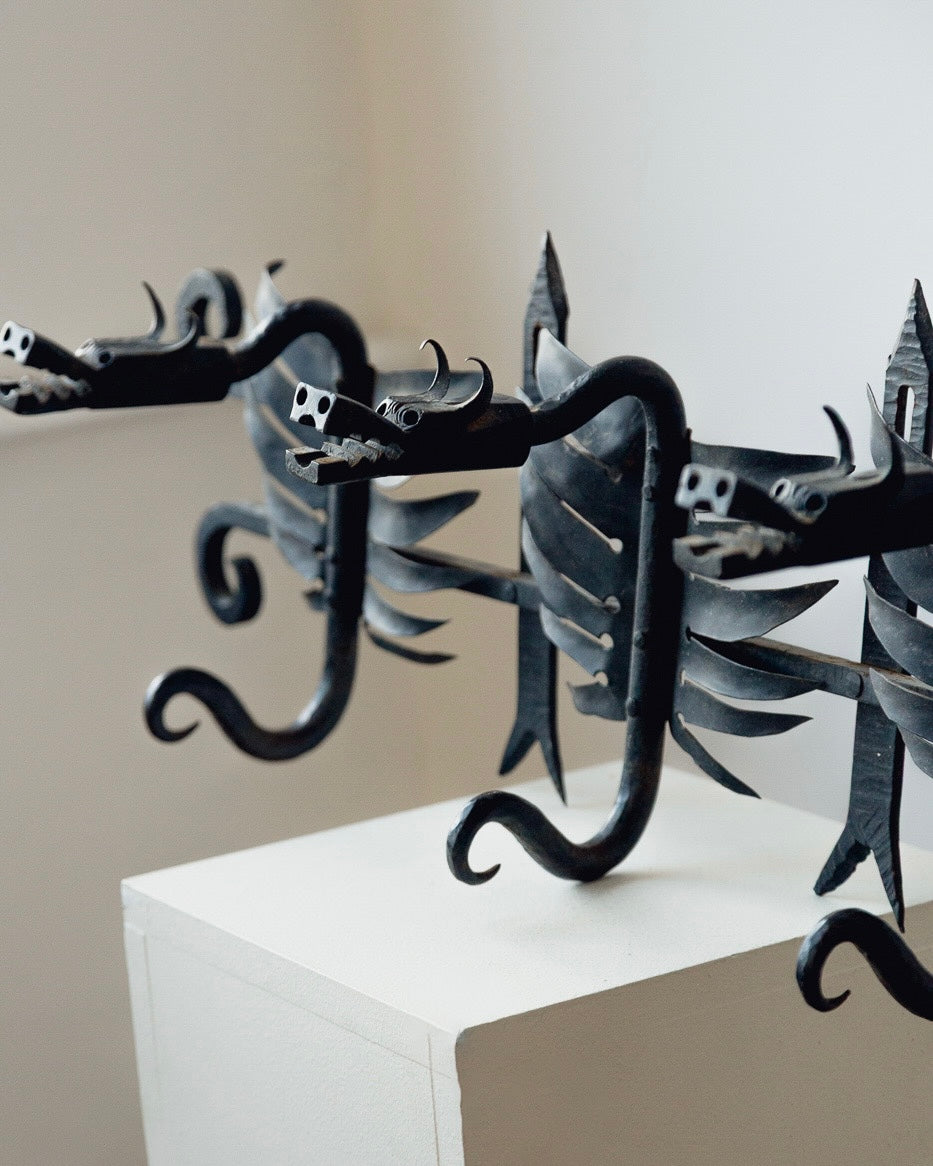 Wrought Iron Dragon Hooks