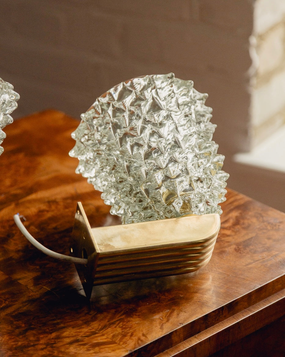 Pair of Barovier & Toso Murano Wall Lights