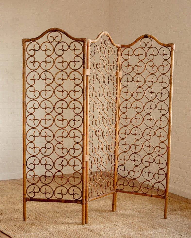 Bamboo Folding Screen