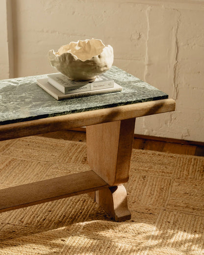 Green Marble Top Console
