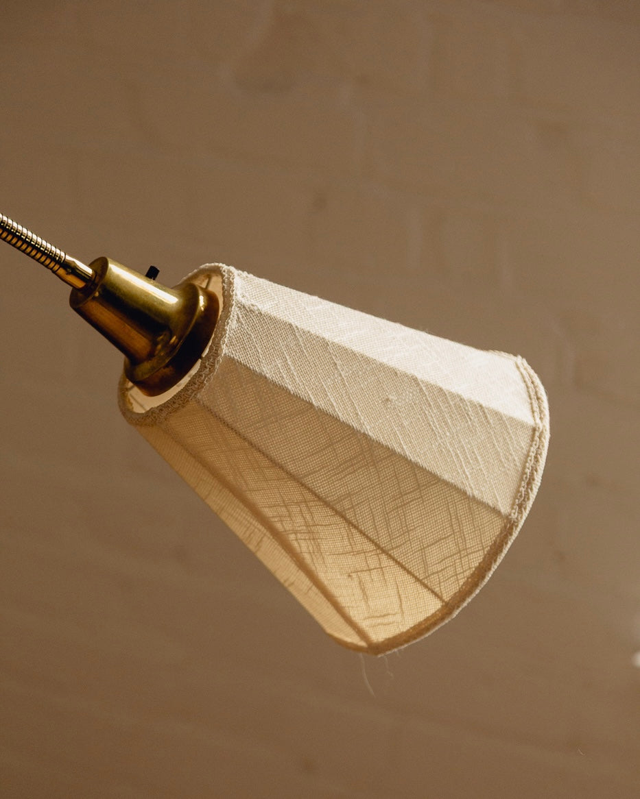 Swedish Brass Floor Lamp
