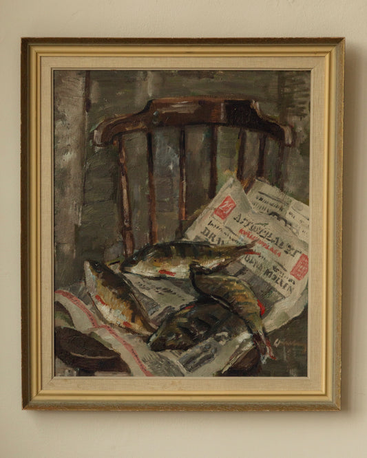 Fish And Newspaper
