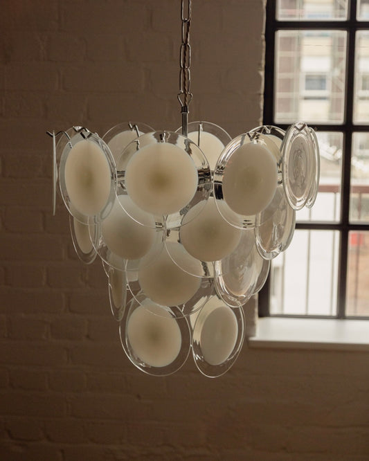 Luciano Vistosi Murano Chandelier