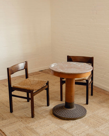 French Marble Bistro Table