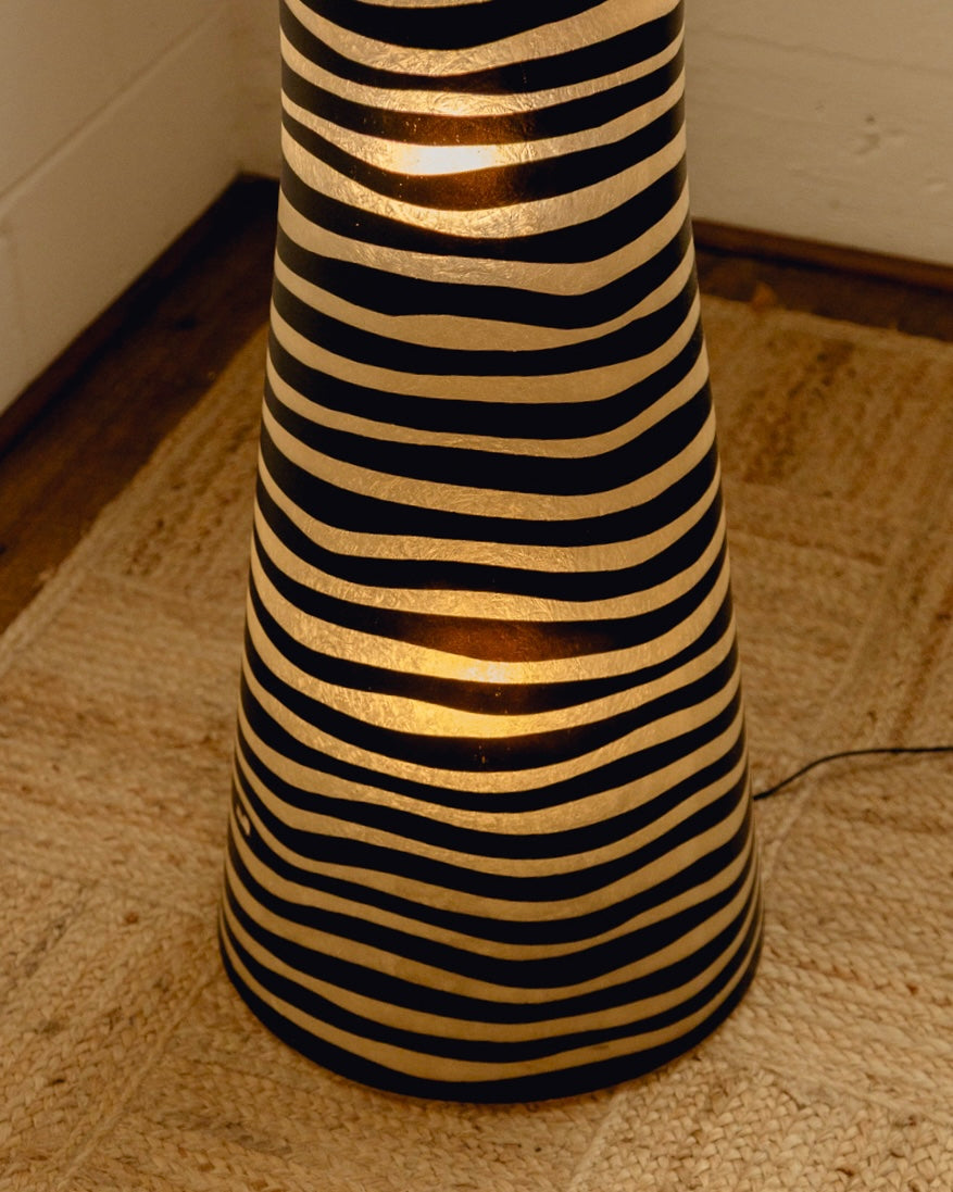 Zebra Floor Lamp