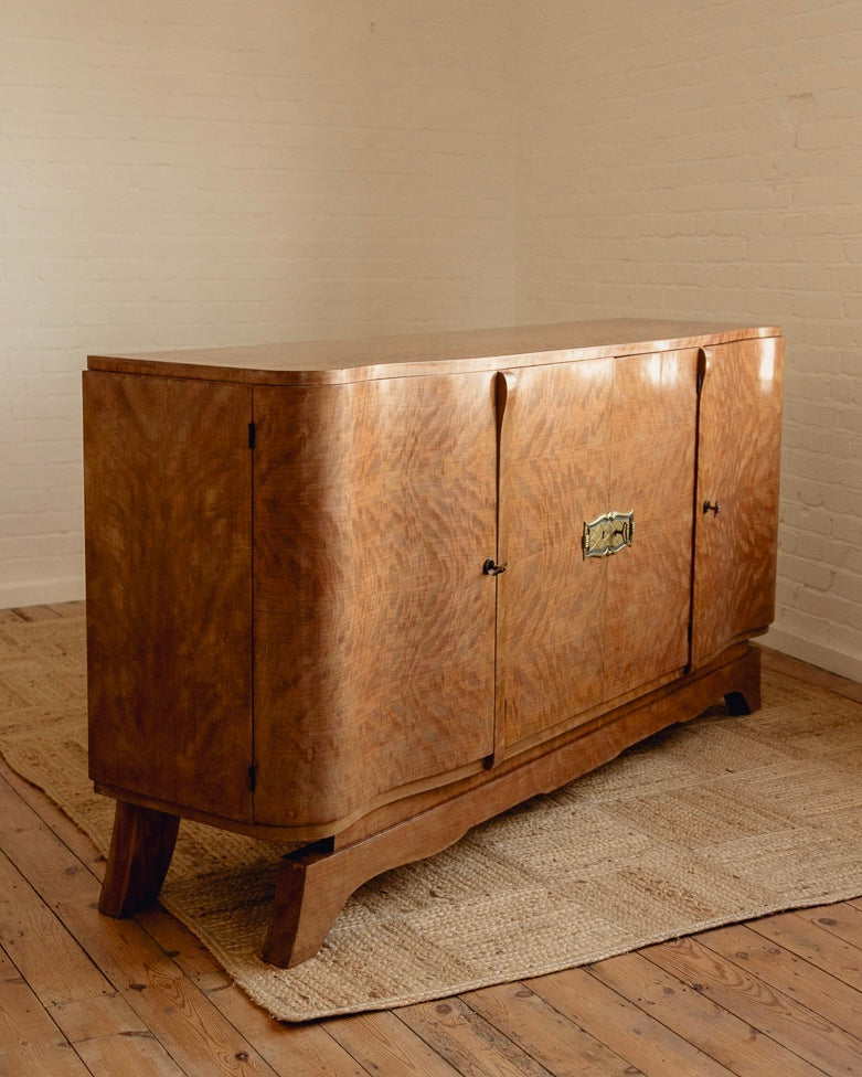 Art Deco Walnut Sideboard