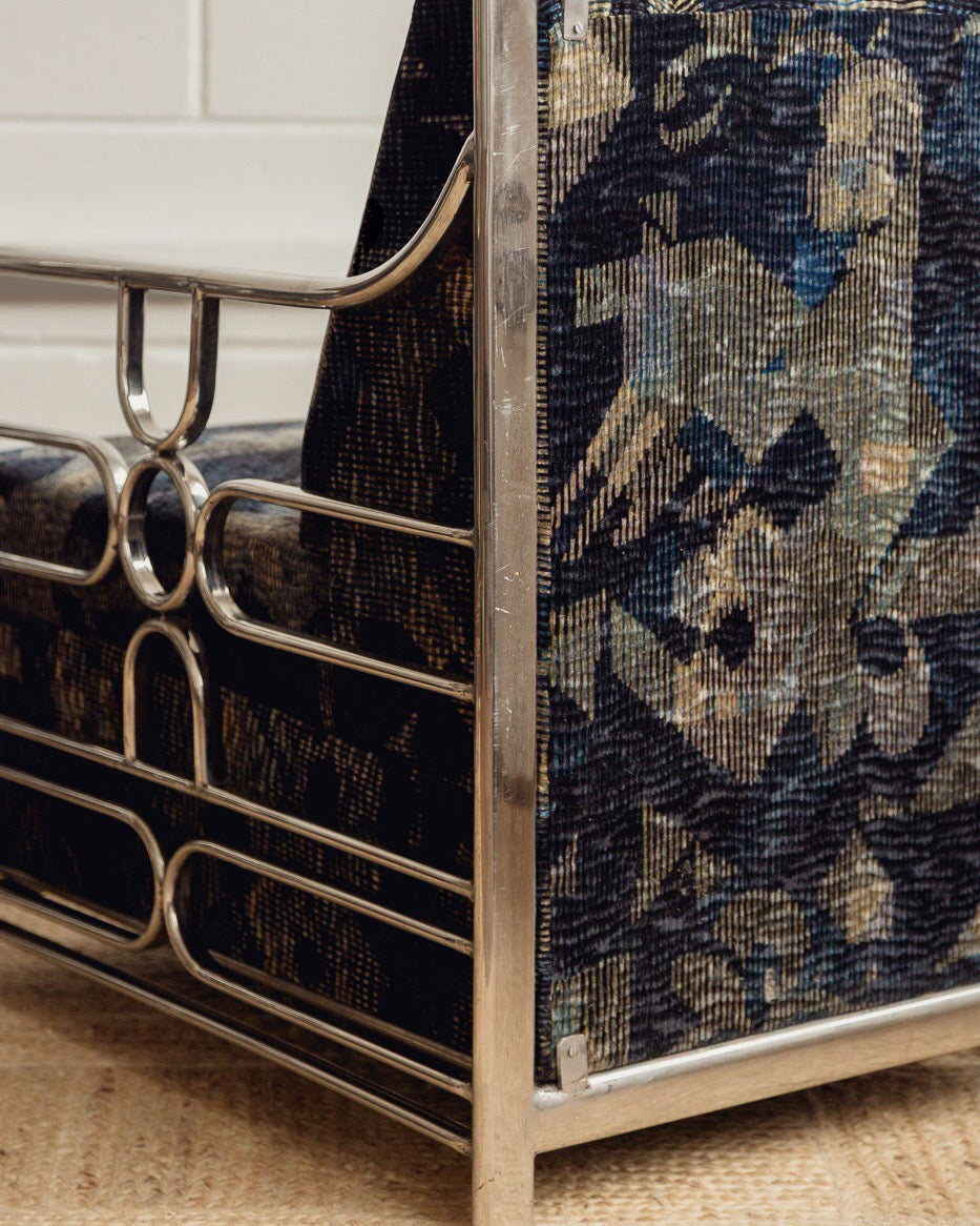 Mid Century Tubular Armchairs