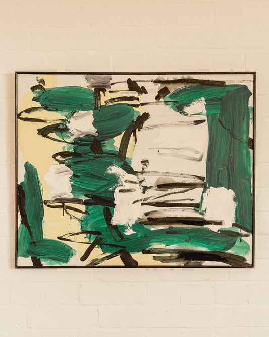 Abstract Greens and Yellows