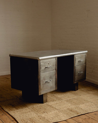Steel Pedestal Desk