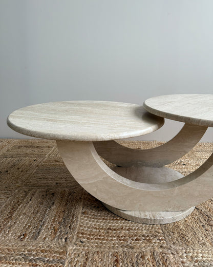 Italian Travertine Coffee Table