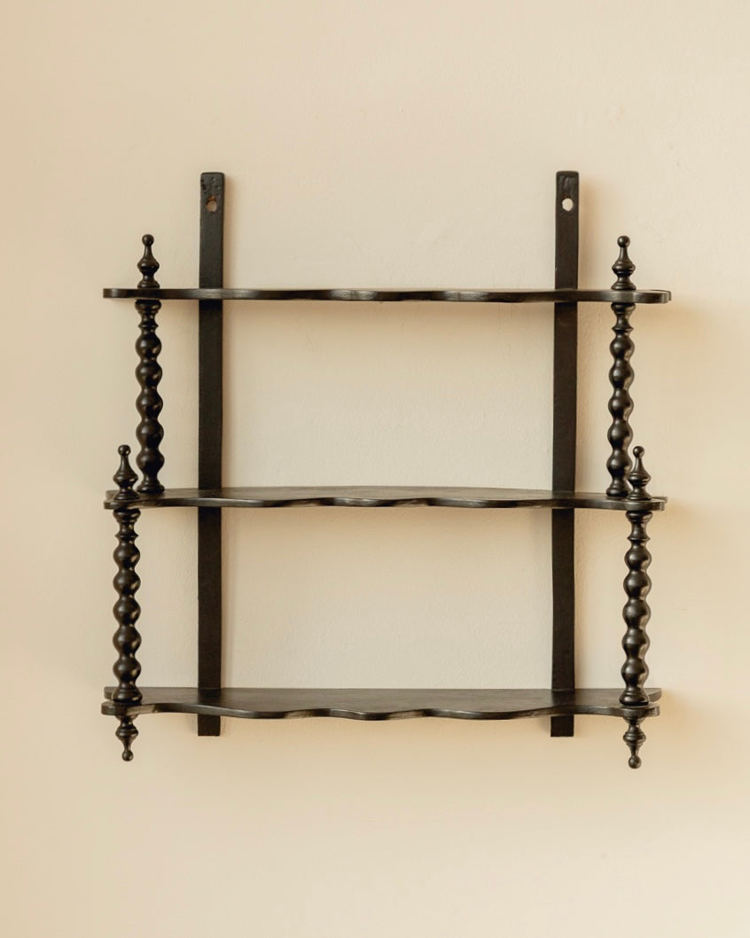 Wavy French Bobbin Shelves