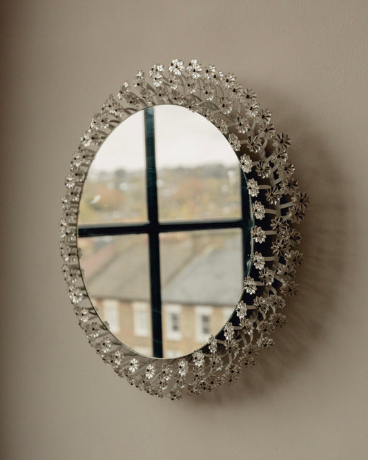 Mid Century Backlit Mirror by Emil Stejner