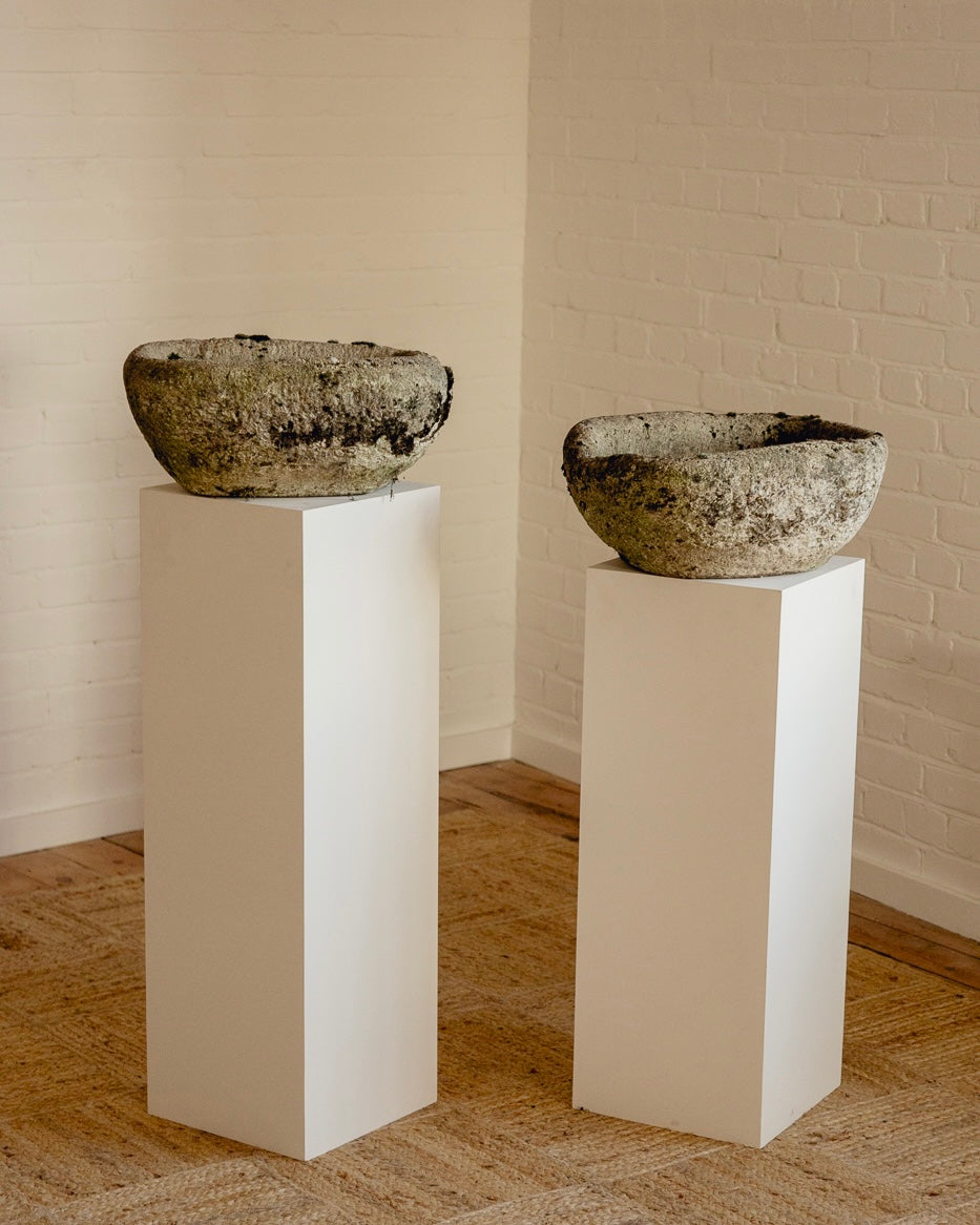 Brutalist Stone Planters - Priced individually