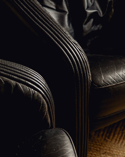 Tub Leather Armchairs