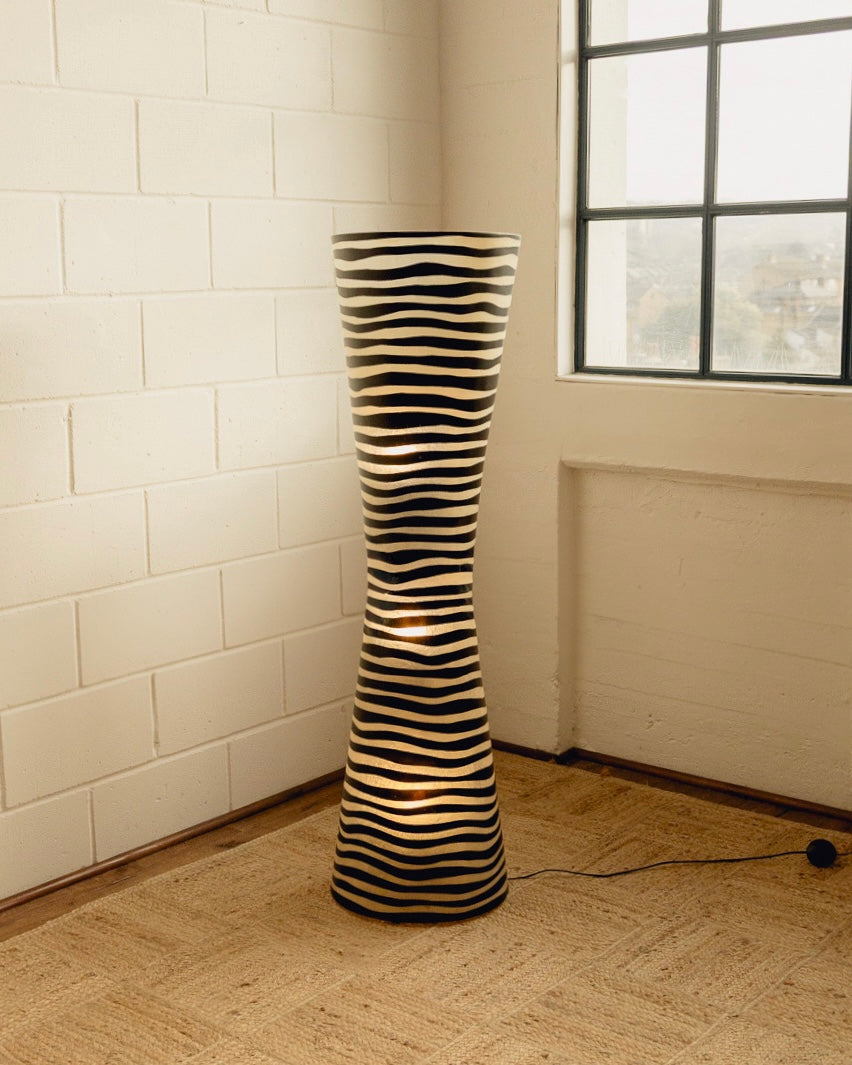 Zebra Floor Lamp
