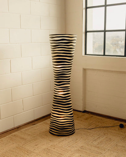 Zebra Floor Lamp