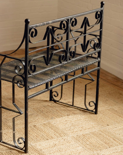 Wrought Iron Bench