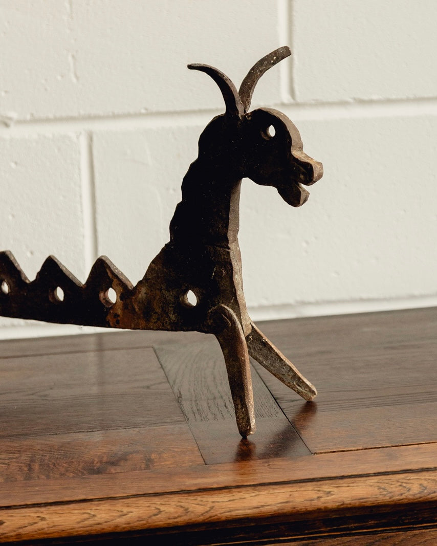 Wrought Iron Fire Dragons