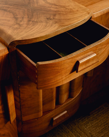 Burl Art Deco Sideboard