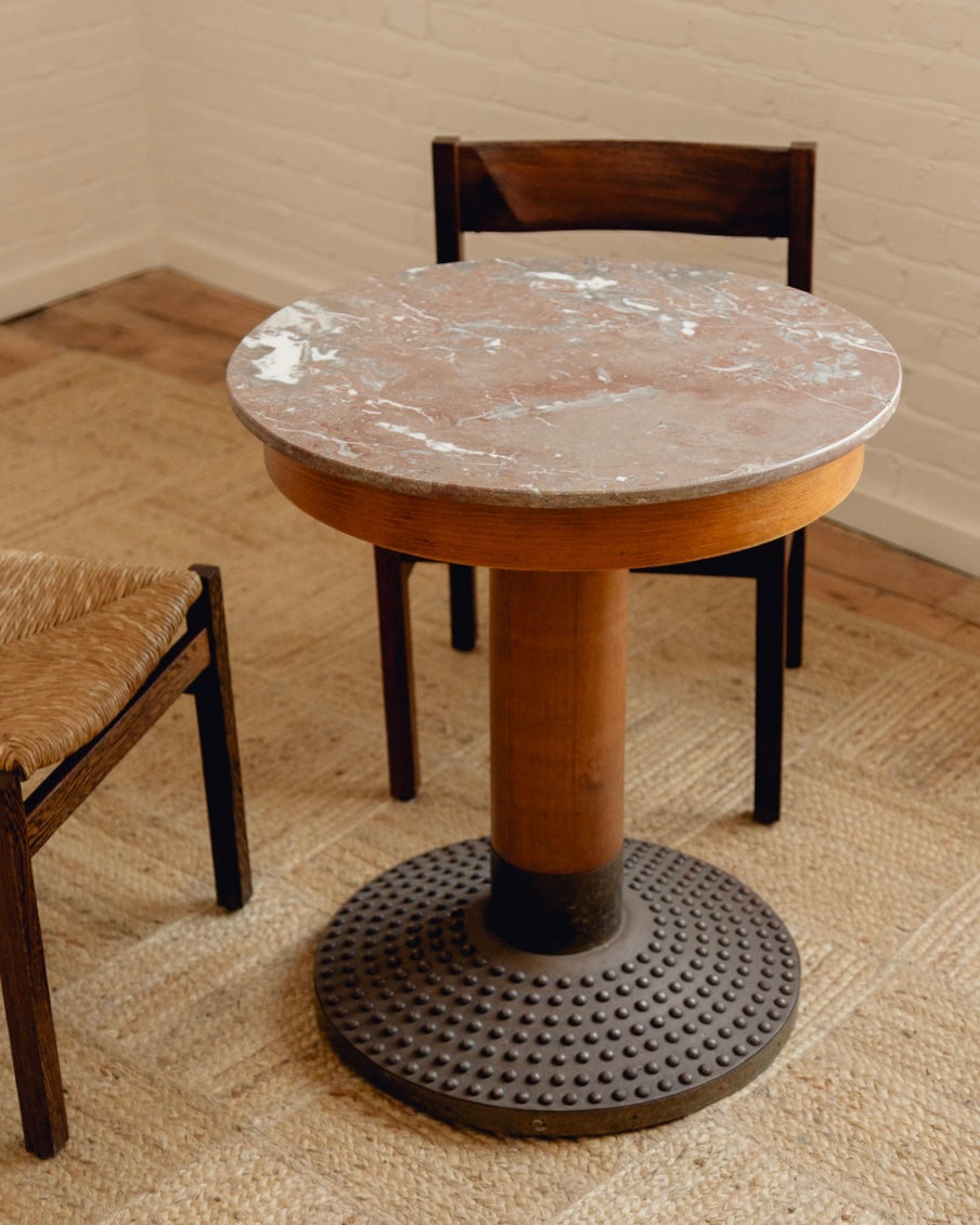 French Marble Bistro Table