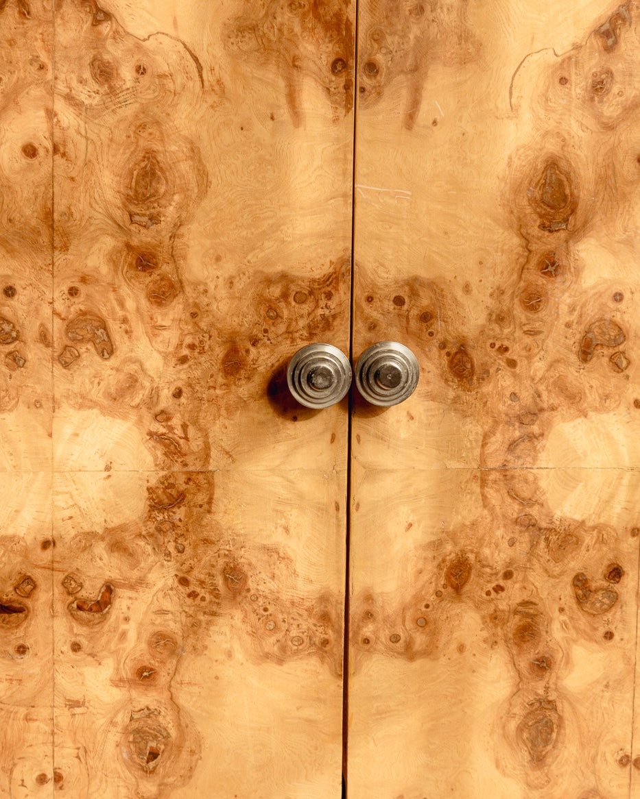 Burl Art Deco Cabinet