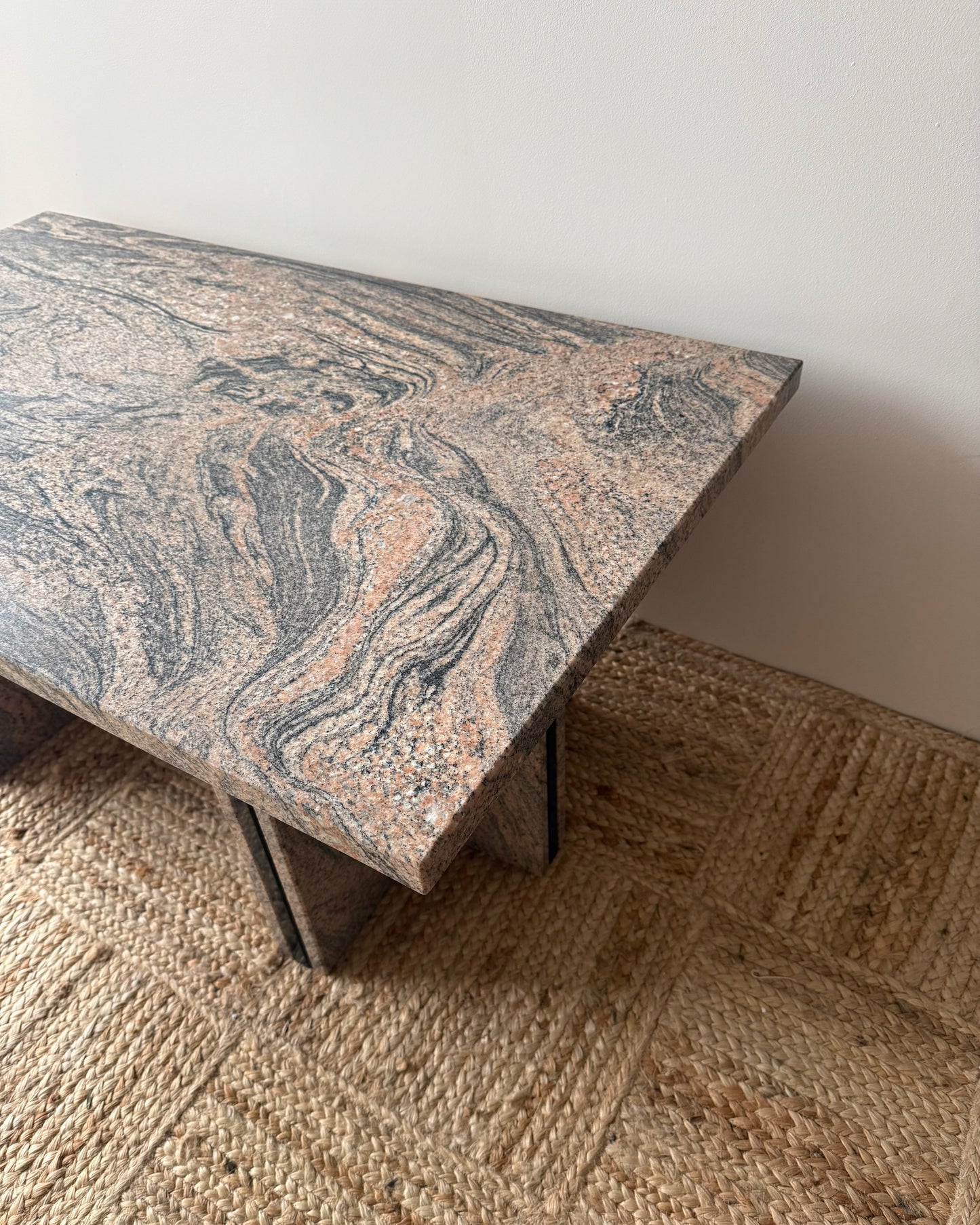 Pink Granite Coffee Table