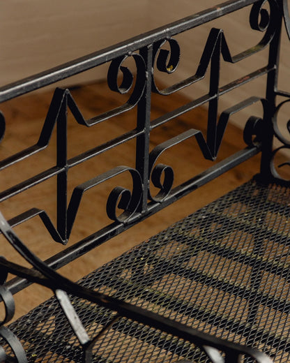 Wrought Iron Bench