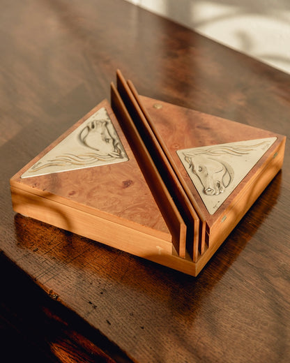 Italian Burl Trinket Box