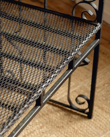 Wrought Iron Bench