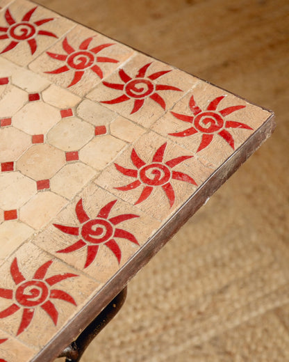 Sunburst Zellige Tiled Coffee Table