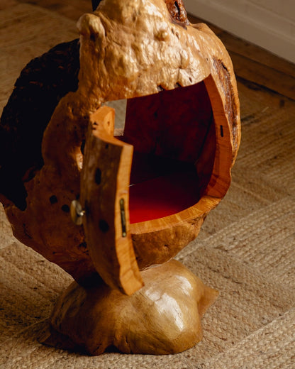 Burl Cocktail Cabinet