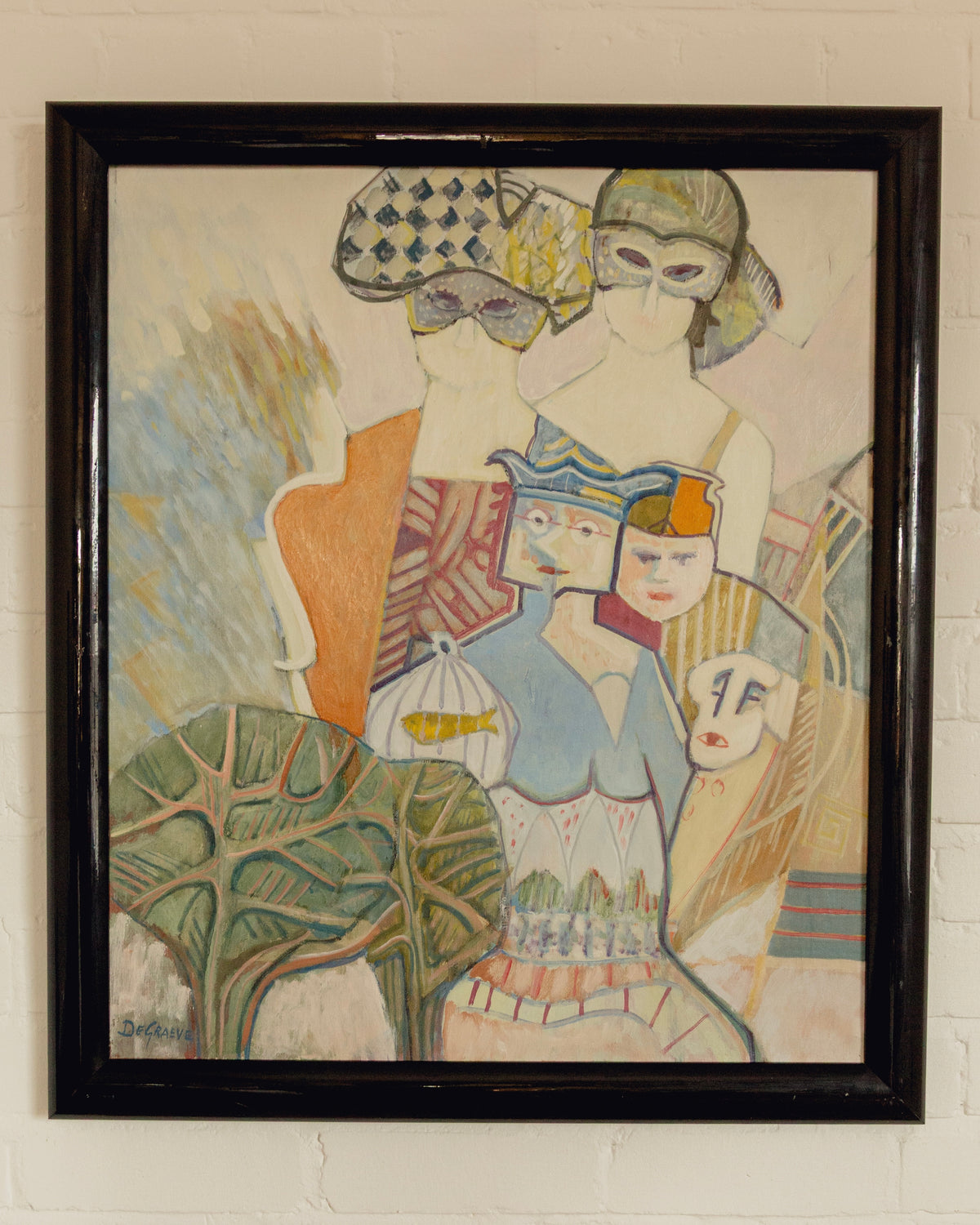 Cubist Party Scene