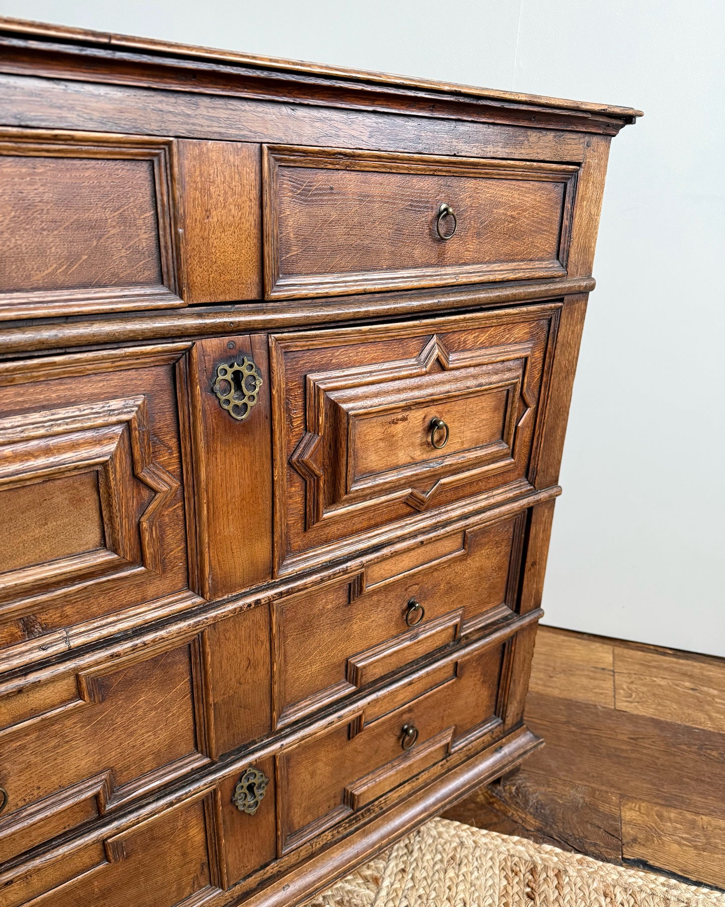 Antique Jacobean Chest Of Drawers