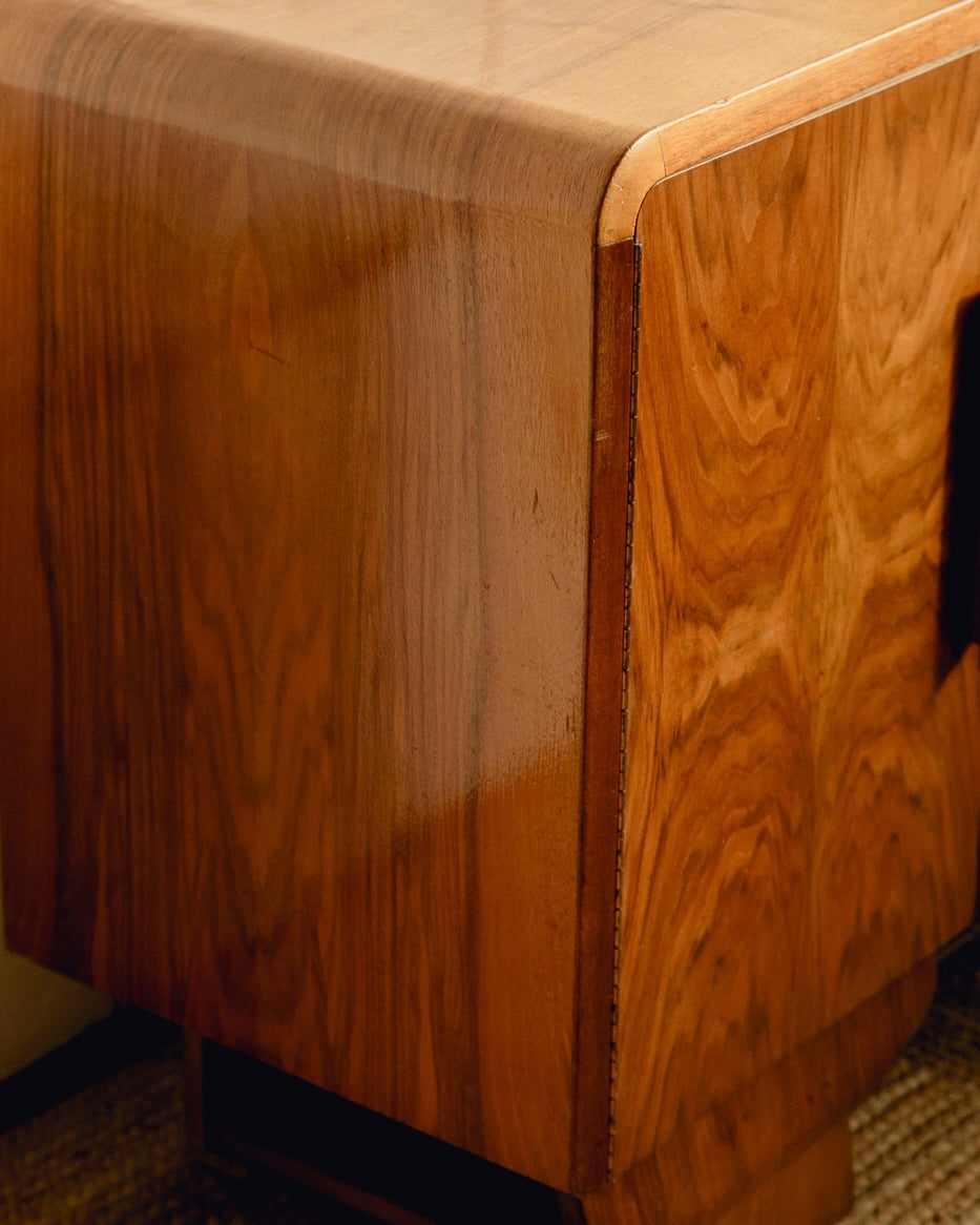 Burl Art Deco Sideboard