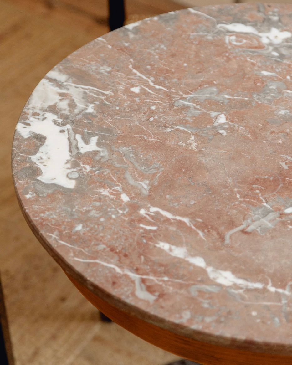 French Marble Bistro Table