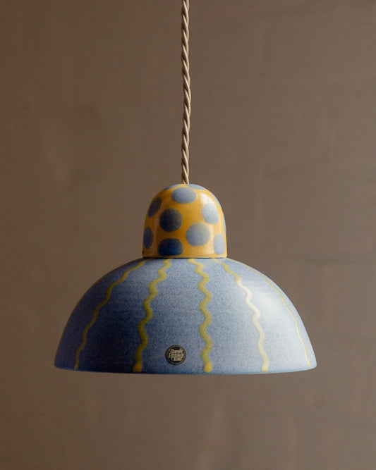 1960s Paradisverkstan Ceramic Pendant Light