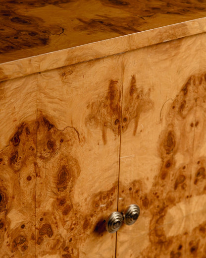 Burl Art Deco Cabinet