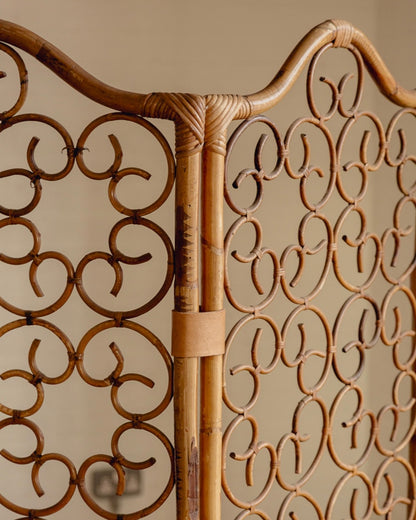 Bamboo Folding Screen