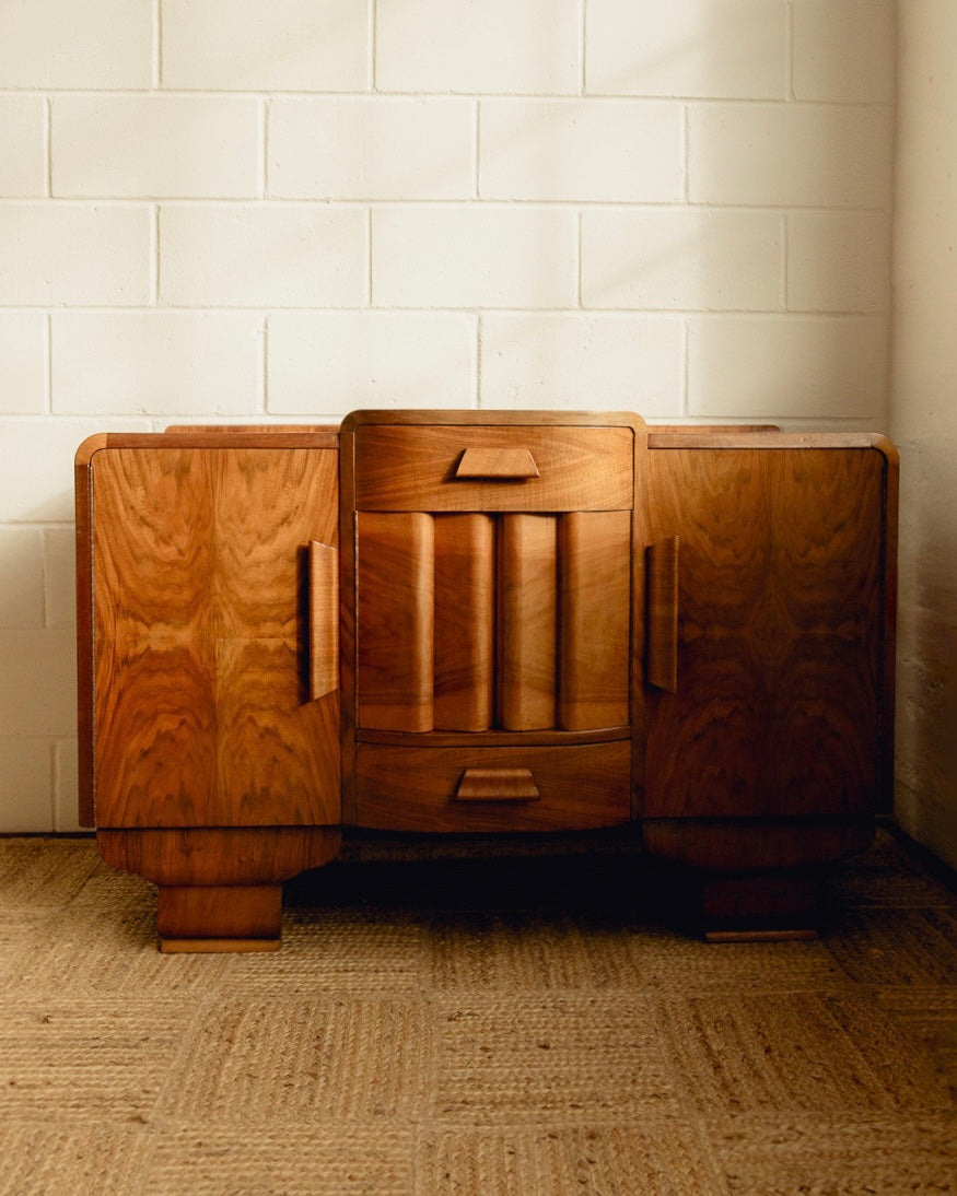 Burl Art Deco Sideboard