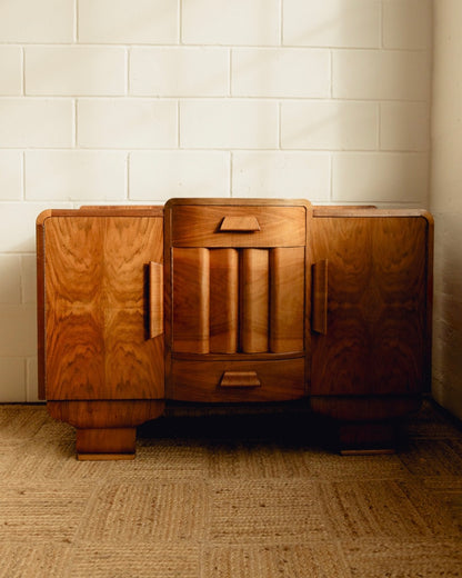 Burl Art Deco Sideboard
