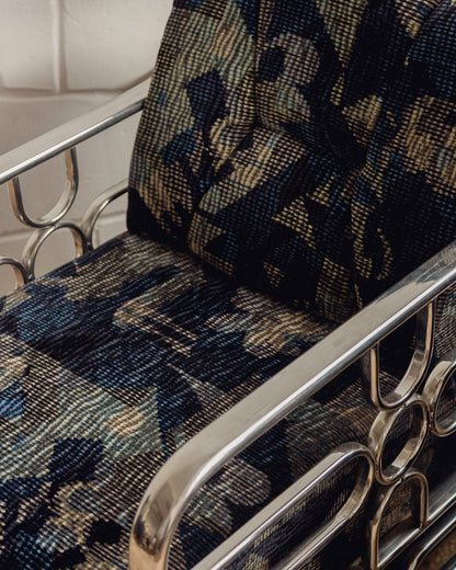 Mid Century Tubular Armchairs