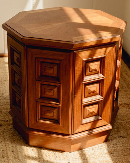 Brutalist Side Table / Cupboard