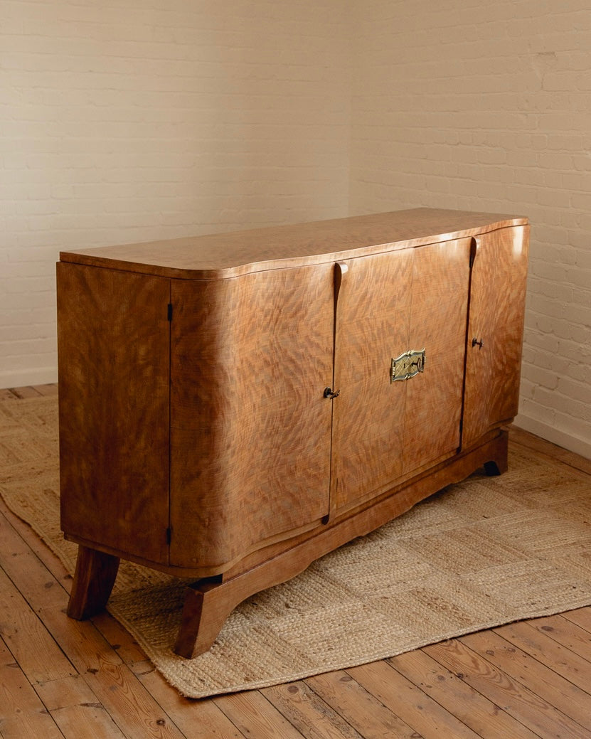 Art Deco Walnut Sideboard