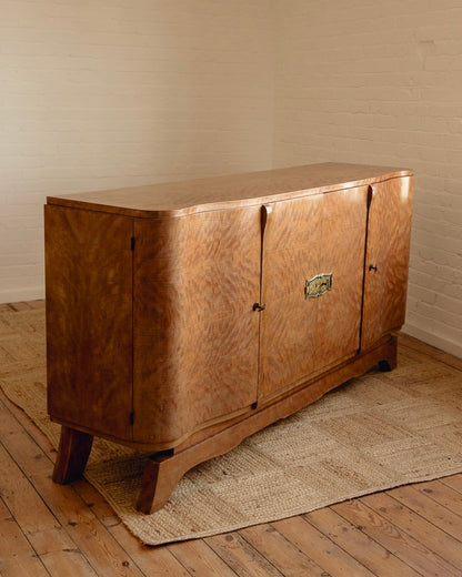Art Deco Walnut Sideboard