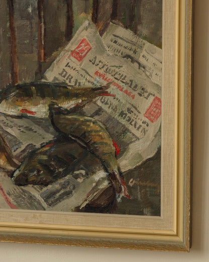 Fish And Newspaper